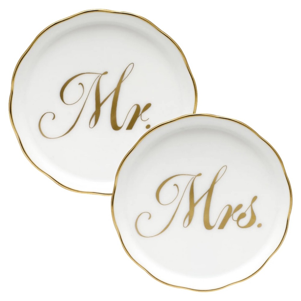 Mr. and Mrs. Decorative Plates